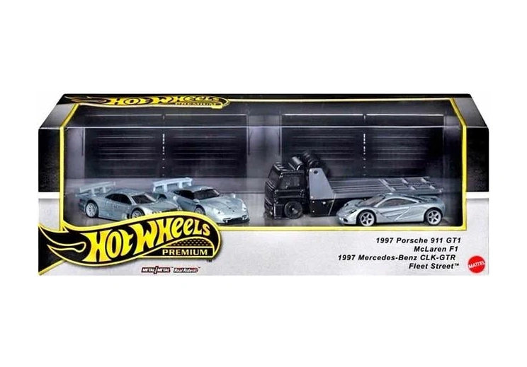 Hot Wheels Premium Fleet Street Set - 1997 Efsaneleri Bir Arada