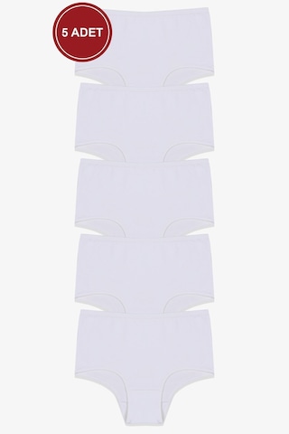 Kadın 5'li Likralı Ekstra Yüksek Bel Külot Ko5305ktl L