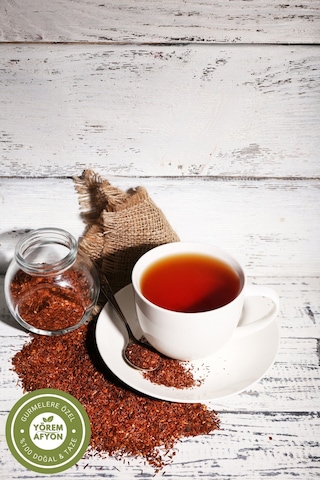 Yörem Afyon Zengin Aromalı Diyet Dostu Vitamin & Mineral Deposu Rooibos Çay, Kırmızı Çay 110gr.