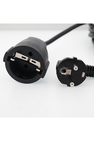 Tek-iş 50 Metre Uzatma Kablosu 3 X 1,5 Mm Ttr Bakır Kablo Erkek Fiş Dişi Fiş Baskılı Seyyar Ara Kablo Diğer