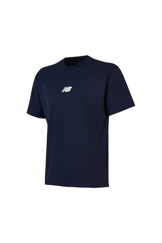 New Balance Nb Lifestyle Erkek T-shirt Mnt1642-avı Lacivert