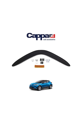 Cappafe Toyota Uyumlu C-Hr Ön Kaput Koruyucu Rüzgarlık 4Mm Abs 2016-2