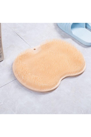 Suntek Duş Ayak Ovma Matı Vantuzlu Ölü Deriyi Turuncu