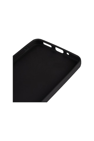 Noktaks - Realme Uyumlu Realme C75 - Kılıf Mat Soft Esnek Biye Silikon T37238 Siyah