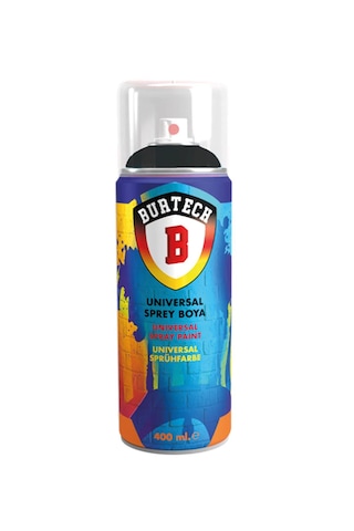 Universal Parlak Siyah Akrilik Sprey Boya