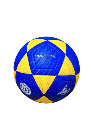 Özel Üretim Rucanor Pu Mıcro Fiber Korfball Topu Sarı-lacivert 5 No Rekabet Açık Alan Okul