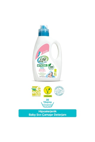 Life by Fakir Bitkisel Bazlı Bebek Sıvı Çamaşır Deterjanı 30 Yıkama 1500 ML