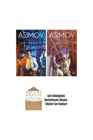 Çelik Mağaralar Robot Serisi 1. Kitap + Vakıf Ve Dünya Vakıf Serisi 5. Kitap