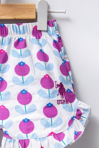 U.S. Polo Assn. Kız Bebek Beyaz Takım Usb2410-c-v1 Beyaz