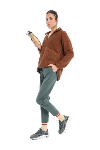 Sportive Sherpa Kadın Bej Günlük Stil Polar 24kk018-oat Bej