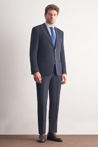 İmza Lacivert Kırlangıç Yaka Tam Astar 6 Drop Slim Fit Takım Elbise 1001255162 Lacivert