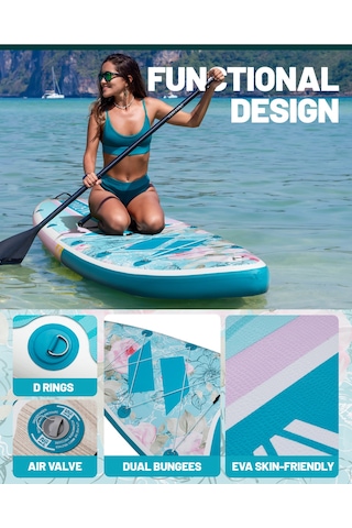 Aqua Harmony 11 Geniş Ve Dengeli Şişme Paddle Board 335x86x15 Cm Sup Seti