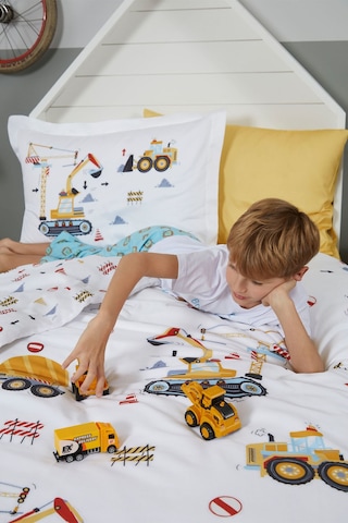 Özdilek Builder Tek Kişilik Lastikli Çarşaf Nevresim Takımı Çok Renkli