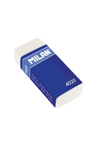 Milan Soft Synthetic 4020 Beyaz Tekli Silgi