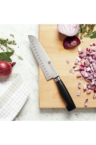 Zwilling Four Starsantoku Bıçağı, 18 Cm, Oluklu Kenar Diğer