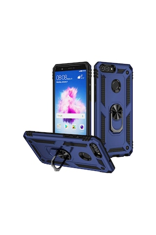 Nourthkiingdom Huawei P Smart Kılıf Nrtk Vega Kapak - Mavi Mavi