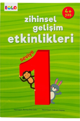 Eolo Yayınları 4+ Yaş Zihinsel Gelişim Etkinlikleri – Seviye 1