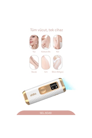 Ipl Buz Lazer Epilatör - Epilasyon Cihazı 5 Farklı Mod - Lcd Ekran Tüm Vücut Uygun Sel-6049 5615