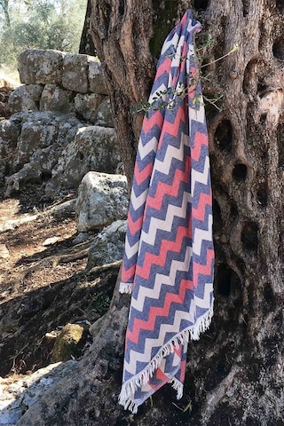 Rapsodi Peştamal Kırmızı - Bej