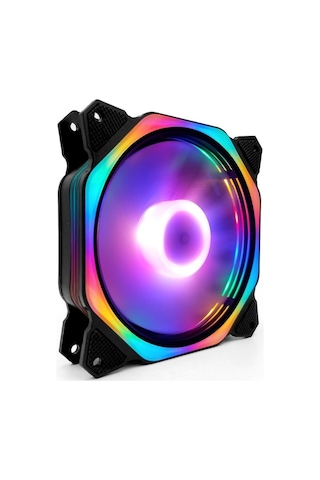 Concord C 894 Rgb Gökkuşağı Renkli 12Cm Soğutucu Pc Kasa Fanı