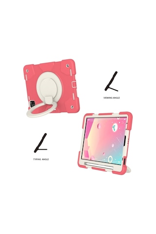 İpad Uyumlu Pro 11 2020/pro 11 2018/air 2020/air 2022 Silikon + Pc Tam Vücut Koruma Tablet Kılıfı Tutucu Ve Askı İle