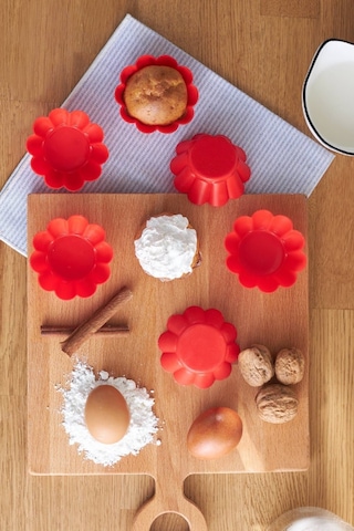Karaca 6'lı Silikon Muffin Kalıbı