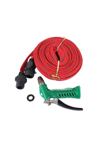 Sones 20 M Yüksek Basınçlı Bahçe Araba Hortumu Püskürtme Yıkama Suyu Tabancası