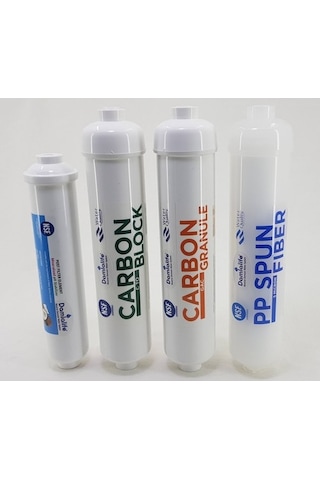 Inline 12'' Su Arıtma Nsf Tatlandırıcı Karbon Mineral-Ph- Filtre