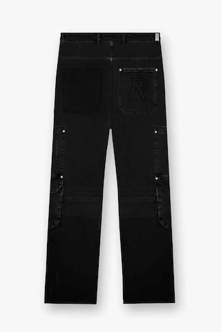 Represent R3 Workshop Denim: Black Baggy Fit Jeans İle Şıklığı Keşfedin - 100% Pamuk Siyah