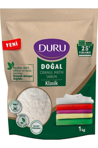 Duru Granül Matik Sabun Klasik 25 Yıkama 1 KG