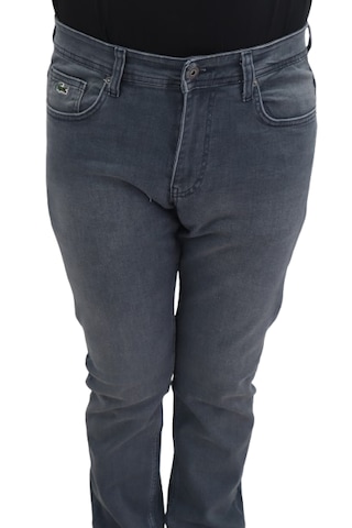 Hacker Denim Hacker Dmctekstil Erkek 1013 Yüksek Bel Rahat Kesim Boru Paça Jean Pantolon Indigo