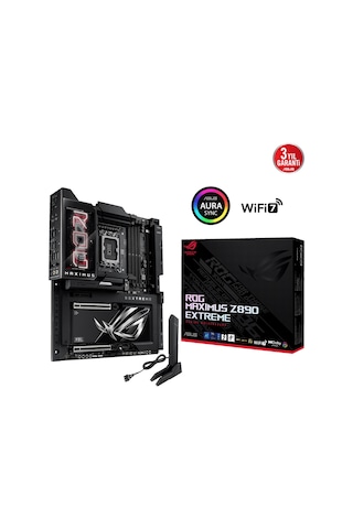 Asus Rog Maxımus Z890 Extreme Wıfı7 Ddr5 Hdmı-thunderbolt5 Typec Pcıe 5.0 1851p Atx