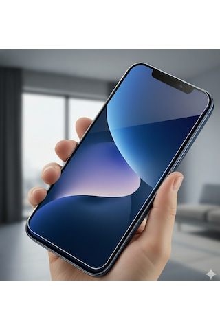 Apple iPhone 15 Pro Uyumlu Hayalet Cam Ekran Koruyucu Uygulamalı Aparatlı Esd Anti-statik Cam 9h Ultra