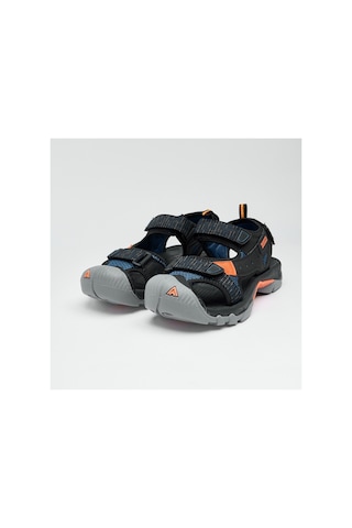 Derinet Humtto Comfort Taban Erkek Sandalet Siyah Siyah