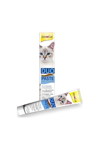Gimcat Multi-vitamin Duo Paste Tuna Kediler İçin Tamamlayıcı Mama + 12 Vitaminli 50 G