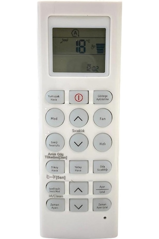 Beko Klima Kumandası - Türkçe Tuş Takımlı 1 Adet