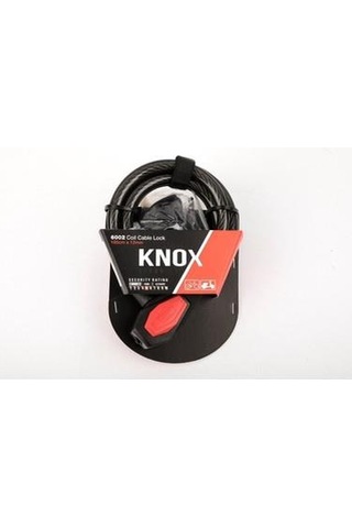Knox Anahtarlı Kilit 185 CMx12 MM 6002 Siyah
