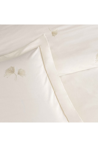 Linens Premium Dandelo Pamuk Brode King Nevresim Takımı Beyaz