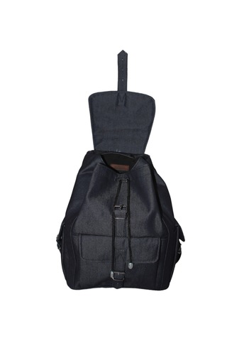 Mebes Kadın Sırt Çantası Denim Kumaş Lacivert 3 Cepli Model Xl Lacivert