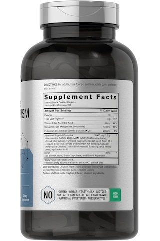 Horbäach Glucosamine Chondroitin Msm 3600 Mg 360 Caplets Advanced Formula With Turmeric Aromasız