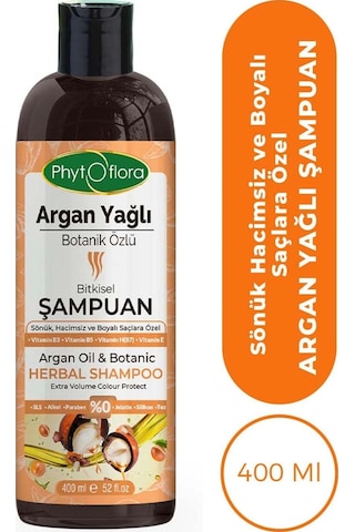 Phytoflora Argan Yağlı Botanik Özlü Bitkisel Şampuan 400 ML