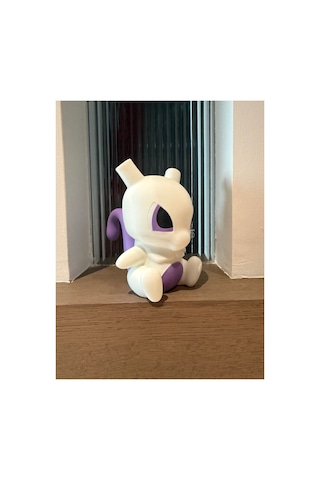 Pokemon Chibi Stili Mewtwo Masa Figürü 10cm Pokemon Koleksiyon İçin Figür / Oyuncak