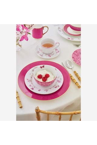 Beyaz Porselen Çay Fincan Seti 280 Ml