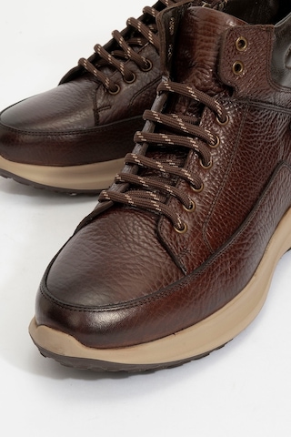 James Franco Hakiki Deri Süper Hafif İki Katmanlı Faylon Taban Ortopedik Ayağınıza Nefes Aldıran Astarlı Tam Numara Erkek Bot 1528 Kahve