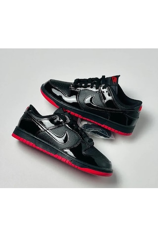 Nike Dunk Low Retro Sb Günlük Kullanım Düz Taban Unisex Spor Ayakkabı Siyah Kırmızı