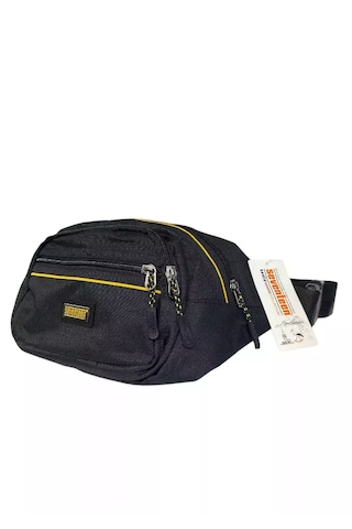 Ogdo - Unisex Spor Bel Çantası - 3471 Siyah