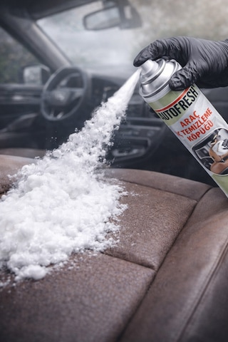 Autofresh Araç İç Temizleyici Köpük Sprey 500 Ml Oto Koltuk, Tavan, Döşeme Ve Torpido Temizleme Köpüğü