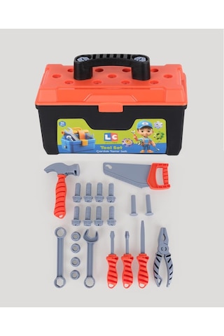 Çocuk Çantalı Tamir Seti Turuncu