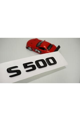 S 500 Bagaj Parlak Siyah ABS 3M 3D Yazı Logo