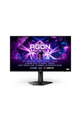 Aoc Agon Pro AG276QZD 27" 0.03 MS 240 HZ QHD OLED Monitör